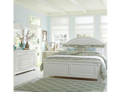 Summer House I 6 Piece King Panel Bedroom Set - 607-BR-KPB607-BR32607-BR51607-BR61