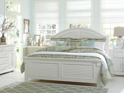 Liberty Furniture Summer House I 7 Piece Queen Panel Bedroom Set - 607-BR-QPB-607-BR32-607-BR51-607-BR41-607-BR61