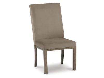 Signature Design by Ashley Chrestner Dining UPH Side Chair D983-01 Gray/Brown