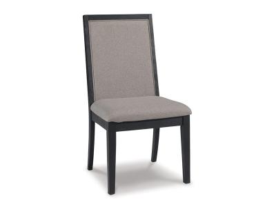 Signature Design by Ashley Foyland Dining UPH Side Chair D989-01 Light Gray/Black