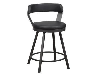 Appert Collection Swivel Counter Height Chair - 5566-24BK