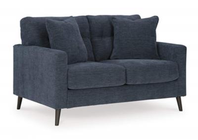 Bixler Loveseat in Navy - 2610635