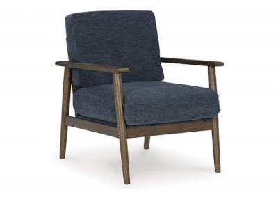 Bixler Showood Accent Chair in Navy - 2610660
