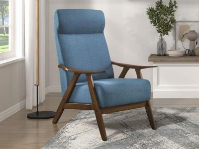 Kalmar Collection Accent Chair Blue - 1077BU-1
