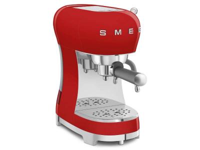 SMEG Espresso Manual Coffee Machine Retro-style - ECF02RDUS