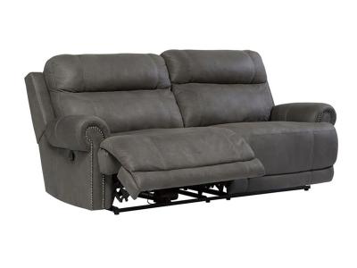 Signature Design by Ashley Austere 2 Seat Reclining Sofa in Gray - 3840181