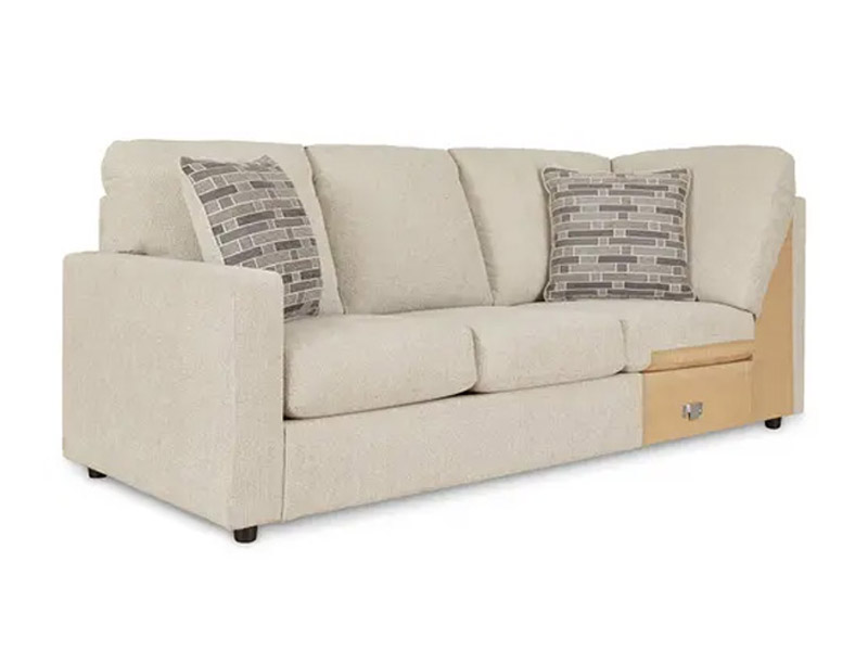 Ashley Furniture Edenfield LAF Sofa w/Corner Wedge 2900448 Linen