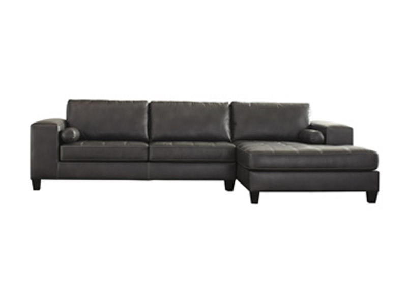 Ashley Furniture Nokomis LAF Sofa 8772166 Charcoal