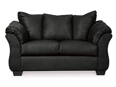 Darcy Loveseat in Black - 7500835 