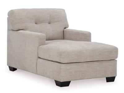 Mahoney Fabric Chaise Pebble - 3100415