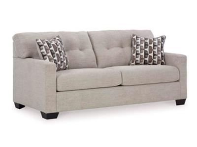 Mahoney Stationary Fabric Sofa Pebble - 3100438