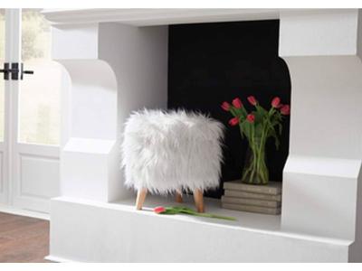 Storage Ottoman/Elson/White A3000284