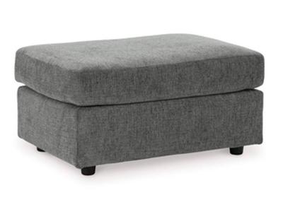 Stairatt Ottoman in Gravel - 2850214