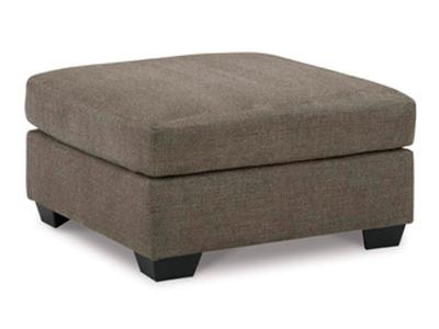 Mahoney Oversized Accent Ottoman in Chocolate - 3100508