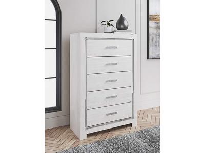 Signature by Ashley Five Drawer Chest/Altyra/White B2640-46