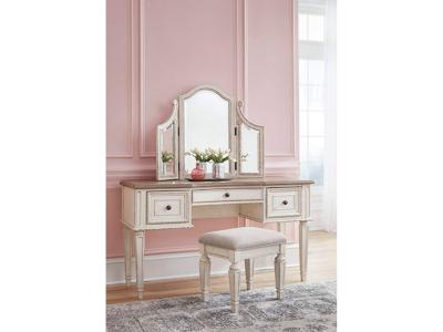 Signature by Ashley Vanity/Mirror/Stool (3/CN) B743-22