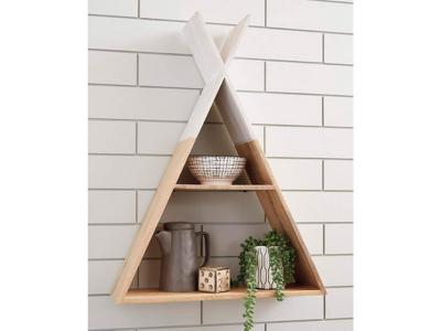 Signature by Ashley Wall Shelf/Cadel/White/Natural A8010201