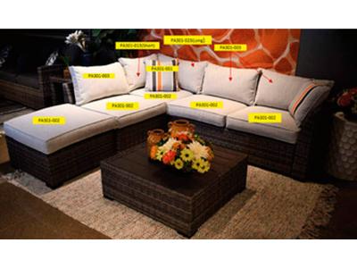 Signature by Ashley Back Cushion/Cherry Point/Gray PA301-003