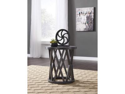 Signature by Ashley Round End Table/Sharzane T711-6