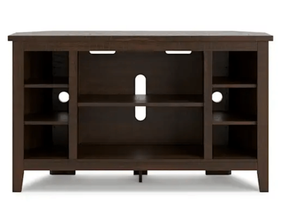 Signature Design by Ashley Camiburg Corner TV Stand with Fireplace OPT - W283-67