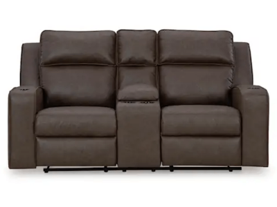 Signature Design by Ashley Lavenhorne Reclining Loveseat with Console - 6330694C
