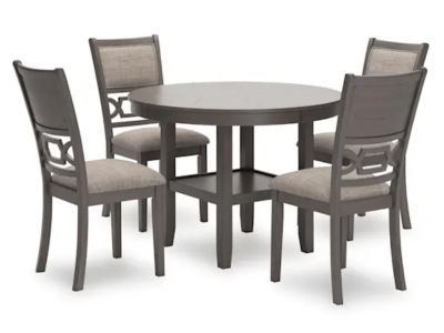 Signature Design by Ashley 5 Piece Wrenning Dining Set in Gray - D425-225
