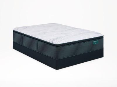 Beautyrest Harmony Deepwater Plush Mattress 14.75" and Low Profile Boxspring Set - Double/Full - 54DEEPWATER-K