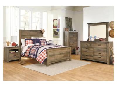 Signature Design by Ashley Trinell Double Size 6 Piece Bedroom Set - B446-D6PC-K