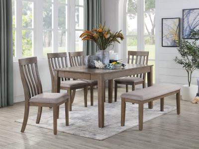 Armhurst 6pc Dining Set w/Bench