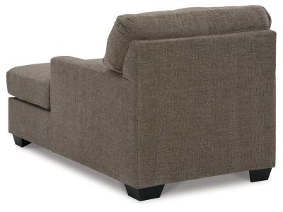 Mahoney Fabric Chaise in Chocolate - 3100515
