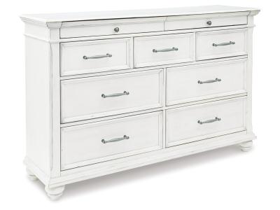 Benchcraft Kanwyn Whitewash Dresser - B777-31