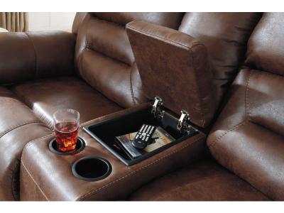 Stoneland DBL Rec Loveseat w/Console - 3990494C