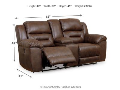 Stoneland DBL REC PWR Loveseat w/Console - 3990496C