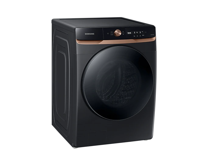 27" Samsung 5.3 Cu. Ft. Front Load Washer In Black Stainless - WF46BG6500AVUS