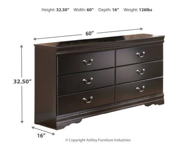 Huey Six Drawer Dresser - B128-31