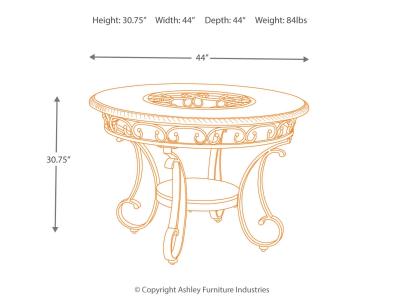 Round Dining Room Table D329-15