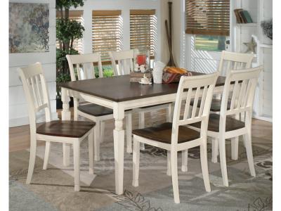 Whitesburg Dining Room Side Chair Brown/Cottage White - D583-02