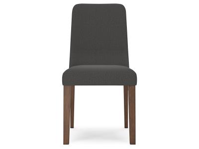Lyncott Dining Side Chair Charcoal/Brown - D615-02