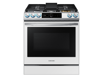 30" Samsung 6.0 Cu.Ft. Slide-in Gas Range with 22K Double Burner and Air Fry - NX60BB871112AA