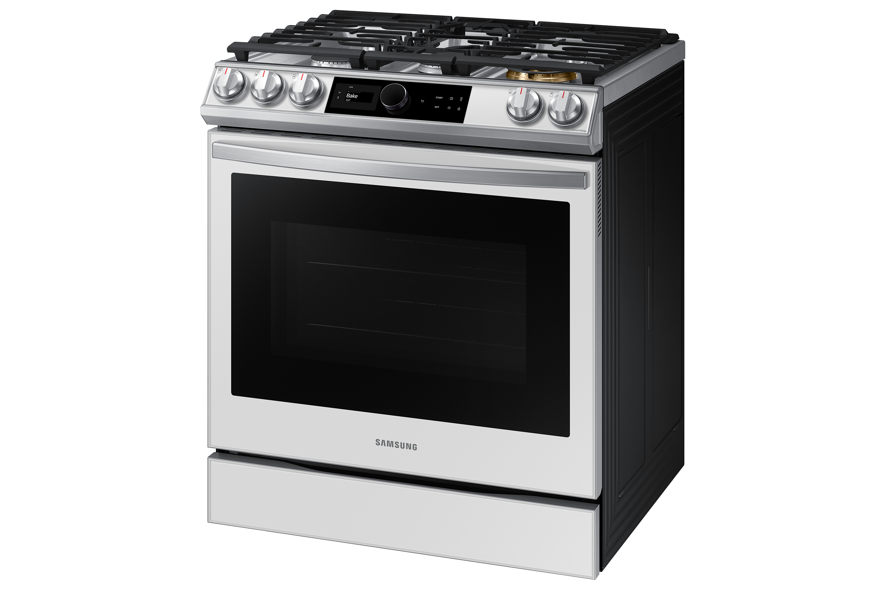 30" Samsung 6.0 Cu.Ft. Slide-in Gas Range with 22K Double Burner and Air Fry - NX60BB871112AA