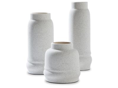 Vase Set (3/CN)/Jayden/White A2000428