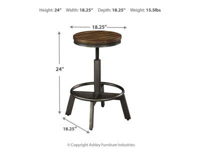Swivel Stool (2/CN)/Torjin D440-024