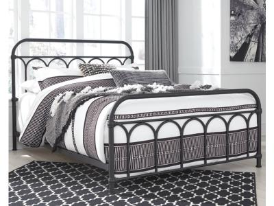 Nashburg Queen Metal Bed -  B280-681