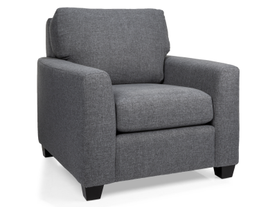 Decor-Rest Stationary Fabric Chair Pier Grey - 2968C-PG