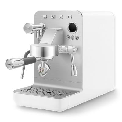 SMEG Espresso Manual Coffee Machine in White - EMC02WHMUS