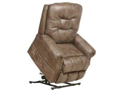 Catnapper Ramsey Collection Power lift Lay Flat Recliner with Heat and Massage Leather Chair - 4857 1227-49 / 3027-49