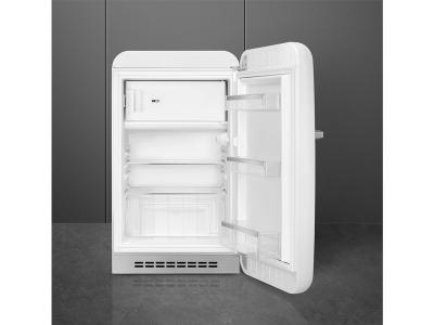 22" SMEG 50s Retro-style Freestanding Compact Refrigerator - FAB10URWH3