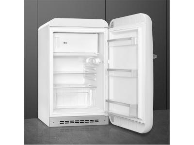 22" SMEG 50s Retro-style Freestanding Compact Refrigerator - FAB10URWH3