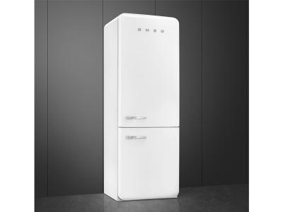 28" SMEG 50s Style 18 Cu. Ft. Freestanding Bottom Mount Refrigerator - FAB38URWH