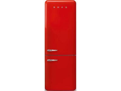 28" SMEG 50s Style 18 Cu. Ft. Freestanding Bottom Mount Refrigerator - FAB38URRD